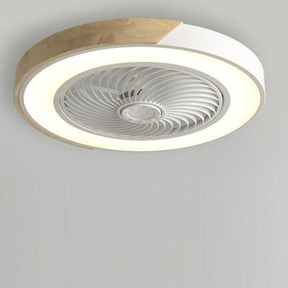 Stylish square LED ceiling fan without blades | AeroGlow