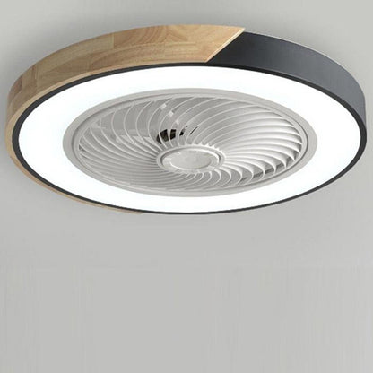 Stylish square LED ceiling fan without blades | AeroGlow