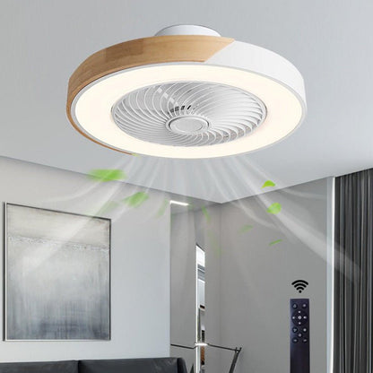 Stylish square LED ceiling fan without blades | AeroGlow