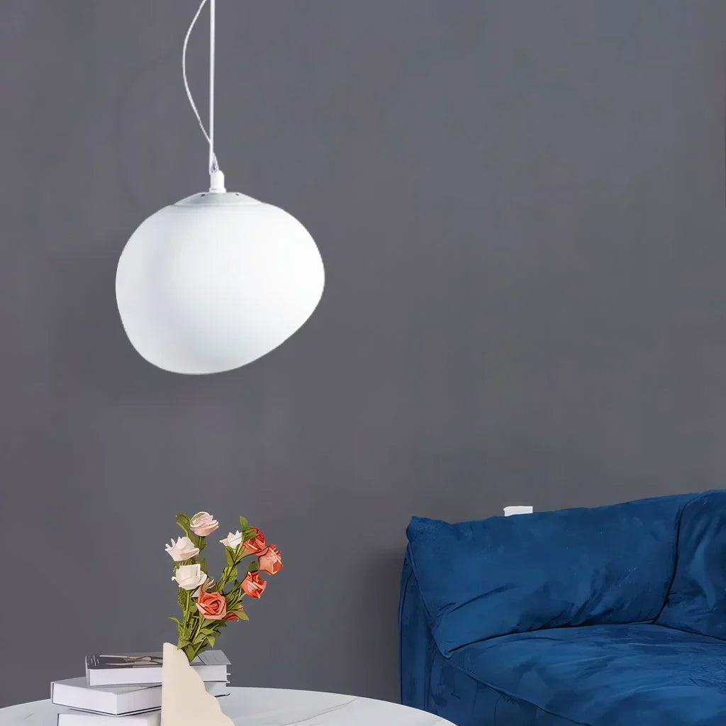 Elegante hanglamp van glas en metaal | PebbleGlow