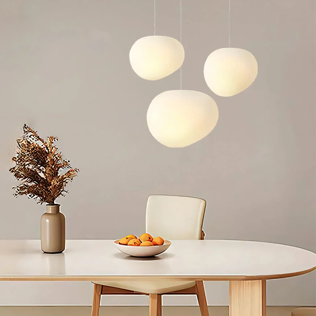 Elegante hanglamp van glas en metaal | PebbleGlow