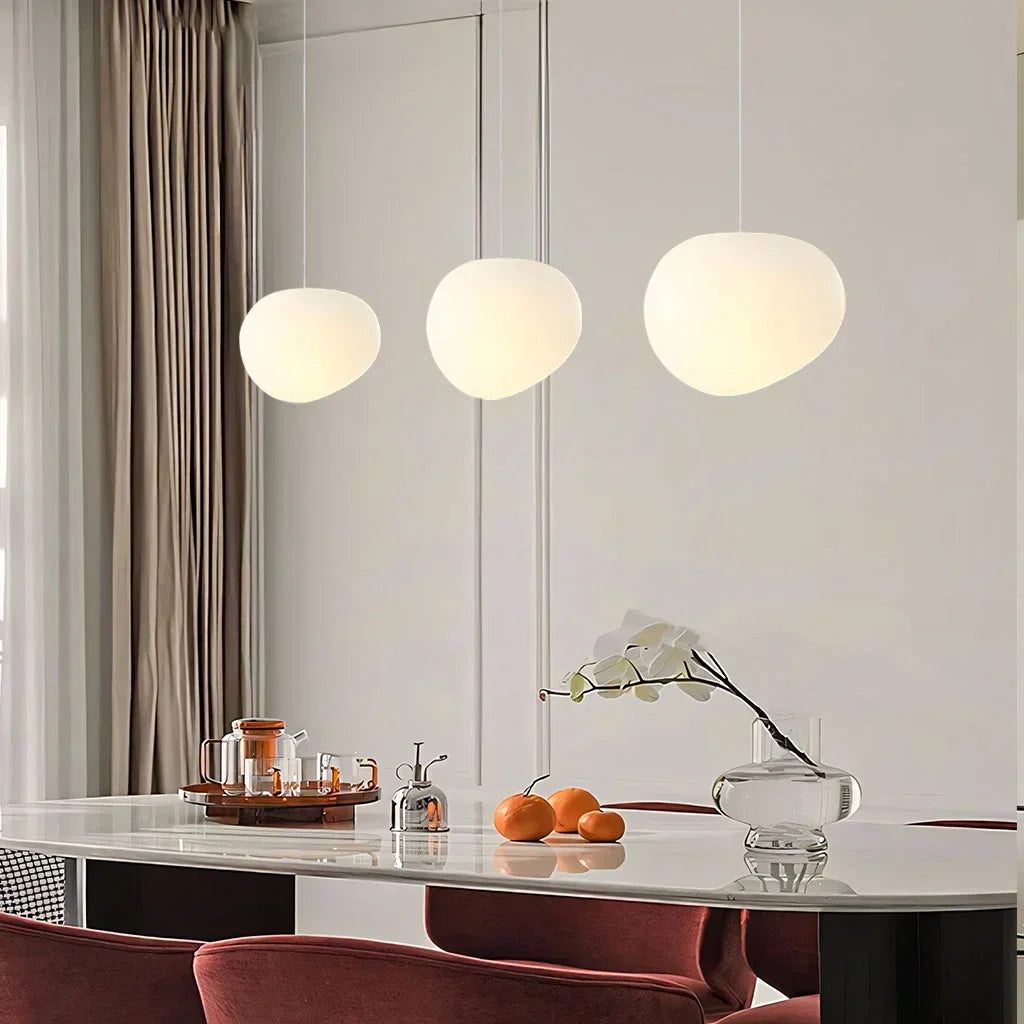 Elegante hanglamp van glas en metaal | PebbleGlow