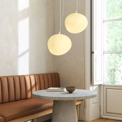 Elegante hanglamp van glas en metaal | PebbleGlow