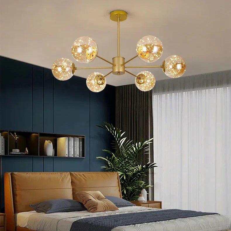 Luxury Glass Ball Chandelier | NobleLuminance