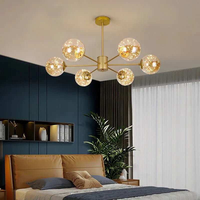 Luxury Glass Ball Chandelier | NobleLuminance