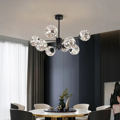 Luxury Glass Ball Chandelier | NobleLuminance