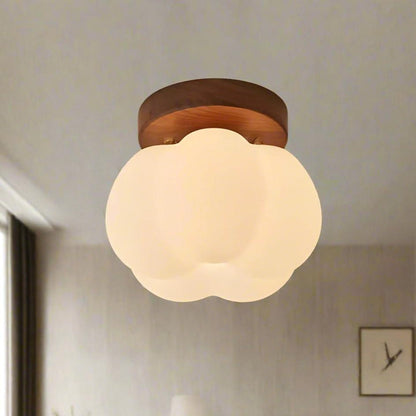 Modern Ceiling Lamp Wood | SnowPumpkin