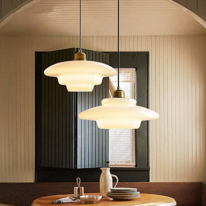 White Glass Pendant Lamp | LumeSphere