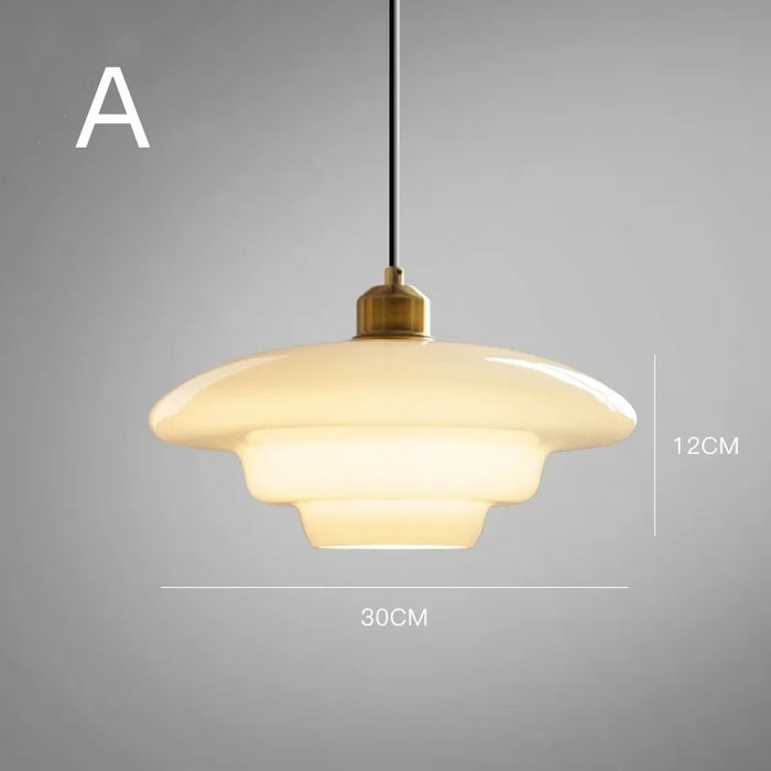 Witte Glazen Hanglamp | LumeSphere