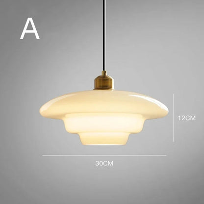 Witte Glazen Hanglamp | LumeSphere