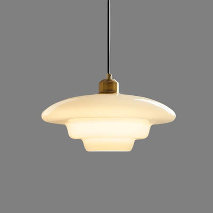 Witte Glazen Hanglamp | LumeSphere