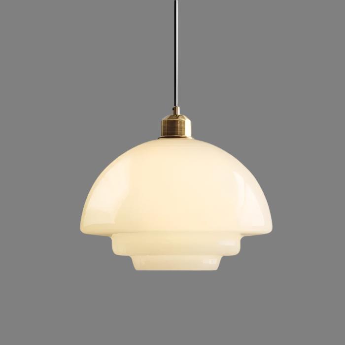 Witte Glazen Hanglamp | LumeSphere