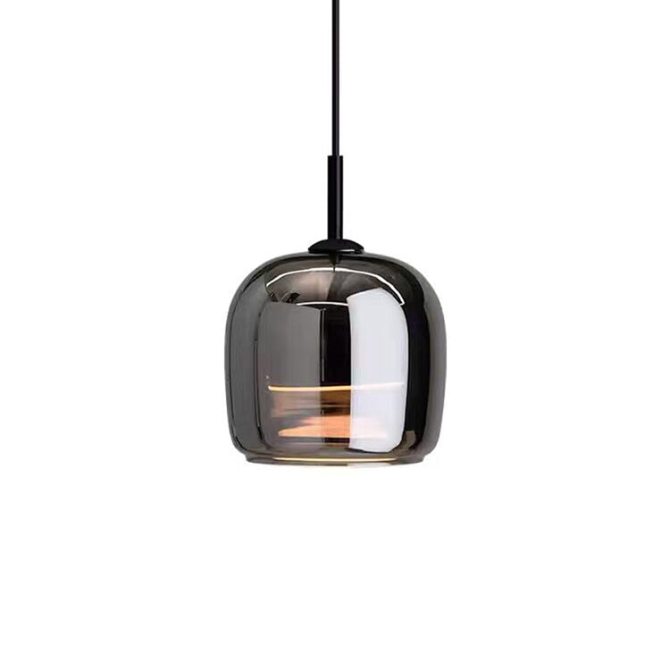 Nordic Zwarte Glazen Hanglamp | NoirGlow