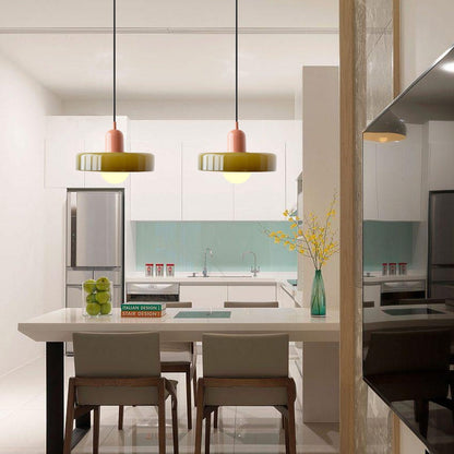 Bauhaus Pendant Lamp in Colored Glass | Aurelio