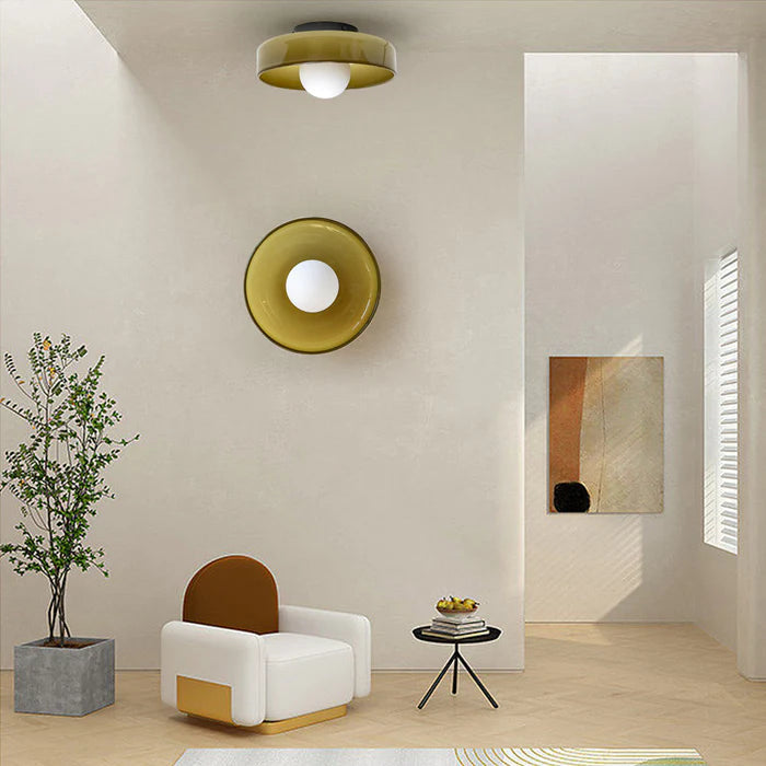 Modern Round Ceiling Lamp | LumeOrb