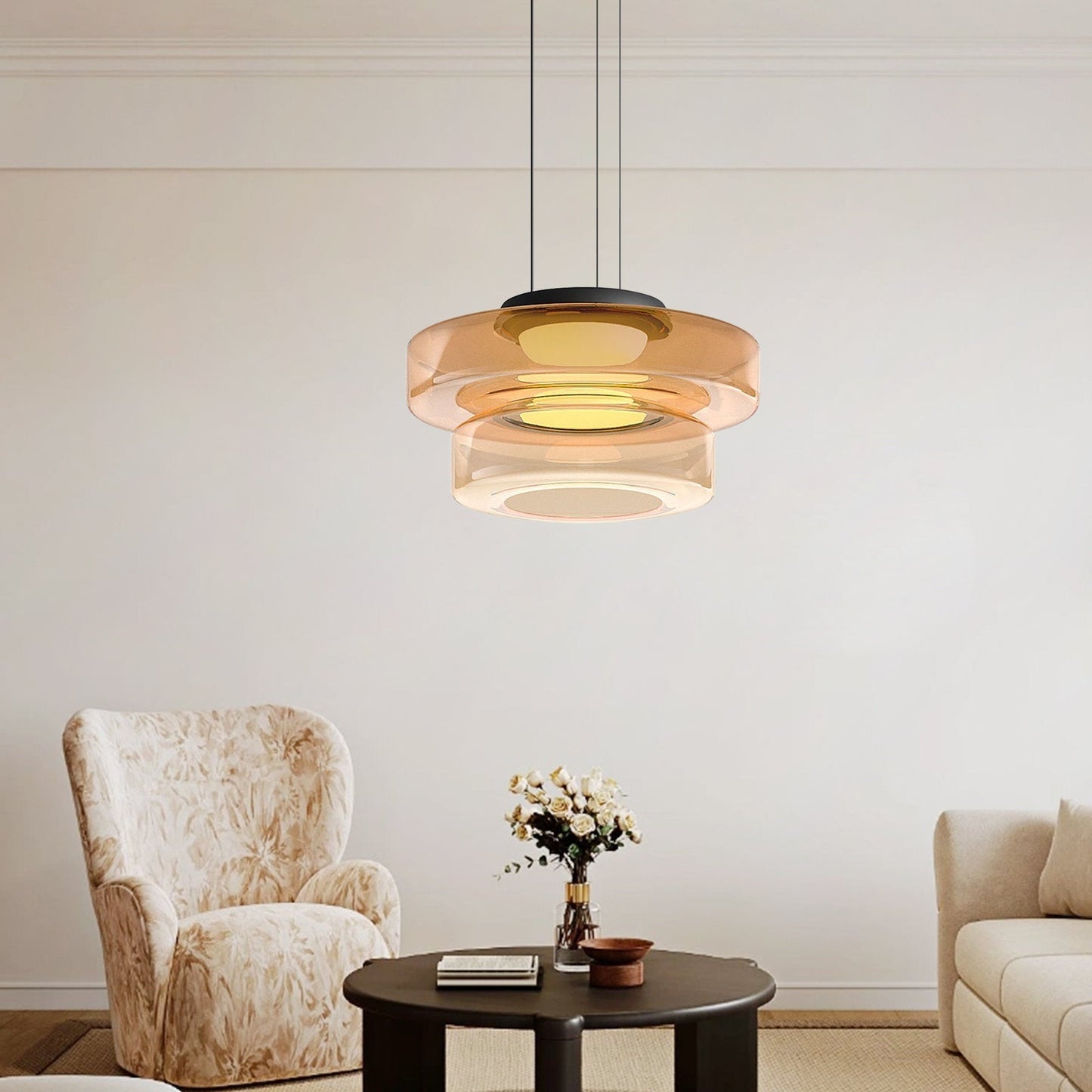 BauhausGlow | Glazen Hanglamp in Bauhaus Stijl