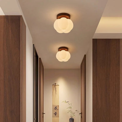 Modern Ceiling Lamp Wood | SnowPumpkin