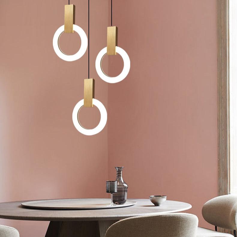 NordicGlow | Minimalist LED Ring Pendant Lamp