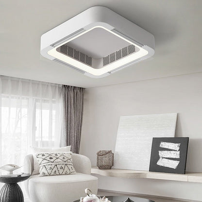 Modern ceiling fan without blades with LED lighting | AeroGlow