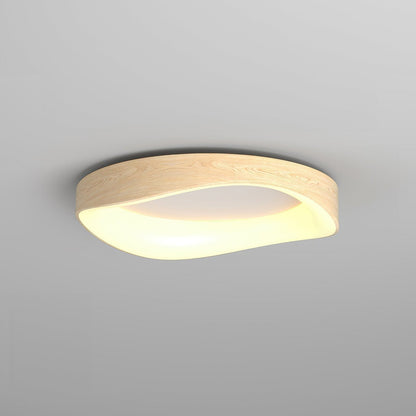 Scandinavian Wooden Ceiling Lamp | LumiGrain