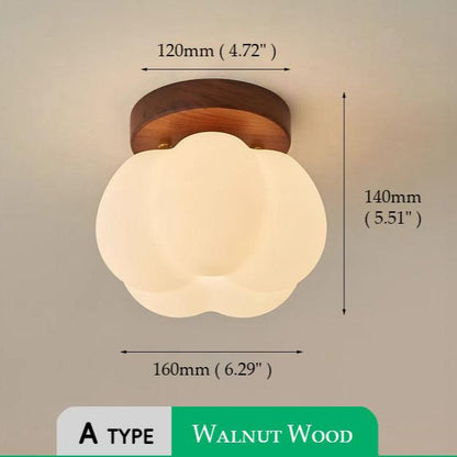 Modern Ceiling Lamp Wood | SnowPumpkin