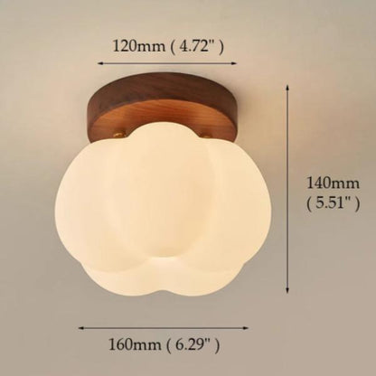 Modern Ceiling Lamp Wood | SnowPumpkin