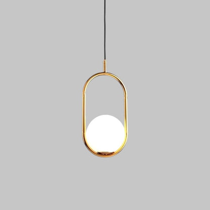 Elegante Glazen Hanglamp | LumiHarmony