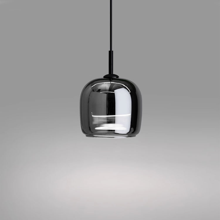 Nordic Black Glass Pendant Lamp | BlackGlow